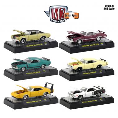 M2 Machines Detroit Muscle 6 Cars Set Release 44