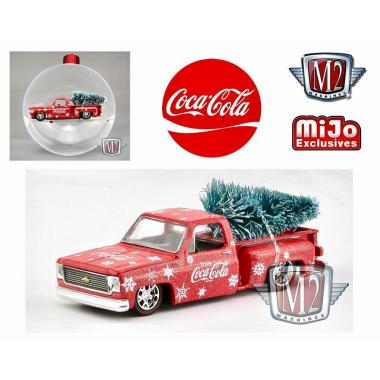 M2 Machines Coca-Cola Ornament 1973 Chevrolet Stepside Mijo Exclusives Limited 