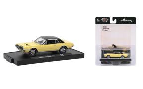 M2 Machines 1:64 1968 Mercury Cougar XR-7 Saxony Yellow with Black Vinyl Top