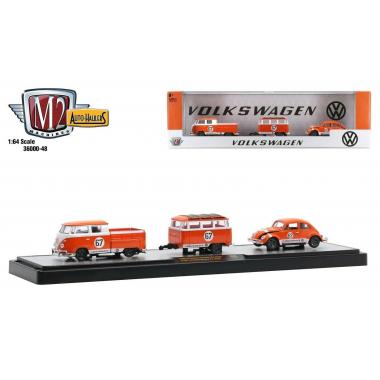 M2 Machines 1:64 AUTO-HAULERS 1960 Volkswagen VW Truck Bug & Trailer 