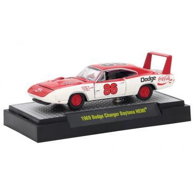 M2 Machines 1:64 1969 Dodge Charger Daytona Coca Cola