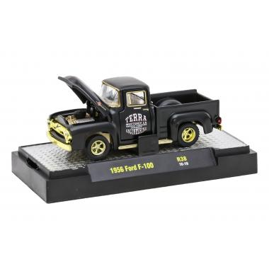 M2 Machines 1:64 1967 Ford F-100 Chase Version Gold Rims