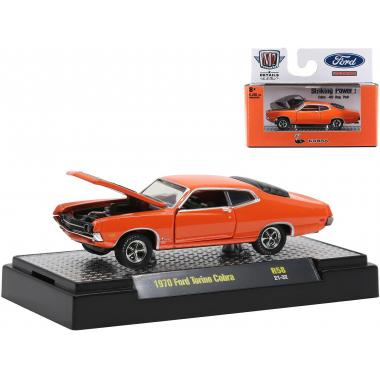 M2 Machines 1:64 1970 Ford Torino Cobra 429 Grabber Orange