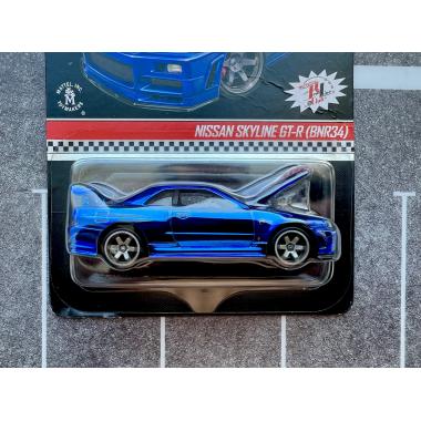 Hot Wheels RLC Exclusive Nissan Skyline GTR Blue
