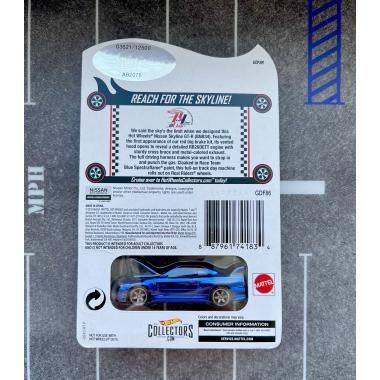 Hot Wheels RLC Exclusive Nissan Skyline GTR Blue