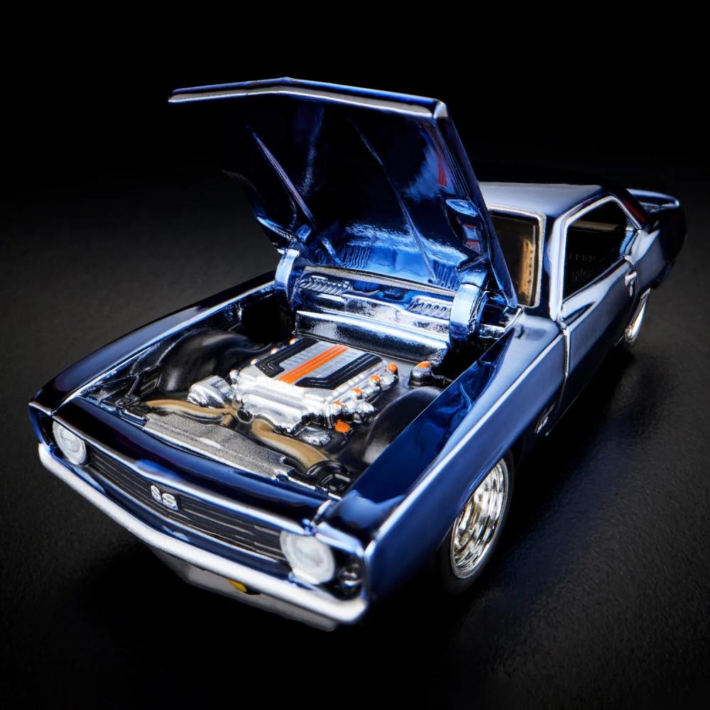 Hot Wheels RLC Exclusif 1969 Chevy Camaro SS HNL21 Bleu - Neuf Sous Blister 1:64