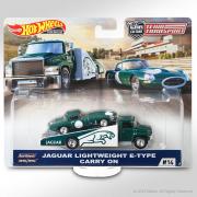 Hot Wheels Team Transport JAGUAR LIGHTWEIGHT E-TYPE & CARRY ON