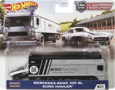 HOT WHEELS TEAM TRANSPORT HOT WHEELS MERCEDES-BENZ 300 SL EURO HAULER