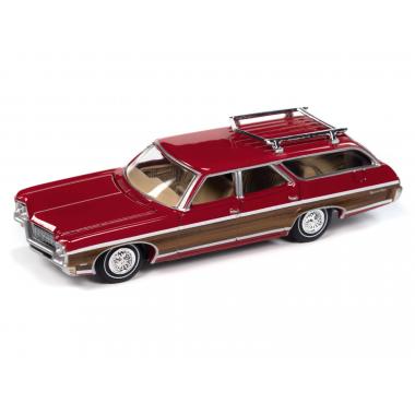 Auto World 1970 Chevy Kingswood Cranberry Red 