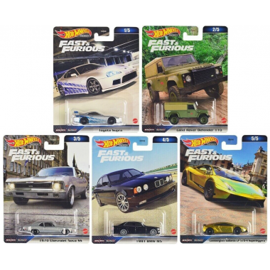 Hot Wheels Fast & Furious Case D 