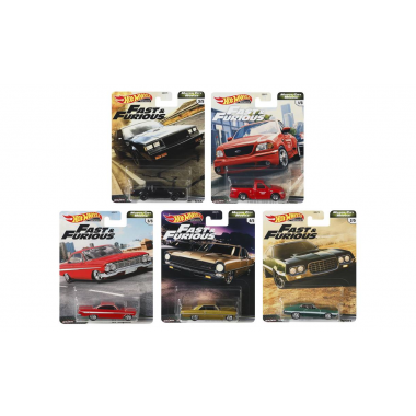 Hot Wheels Fast And Furious Motor City Muscle Set