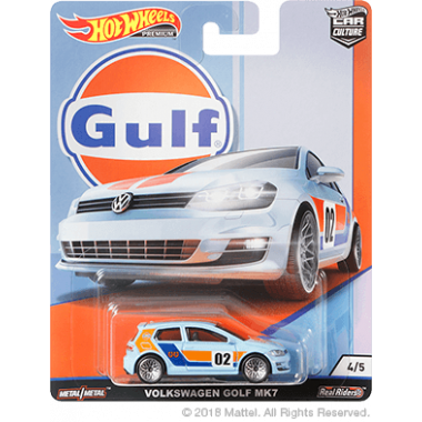 Hot Wheels Premium Volkswagen Golf Gulf 