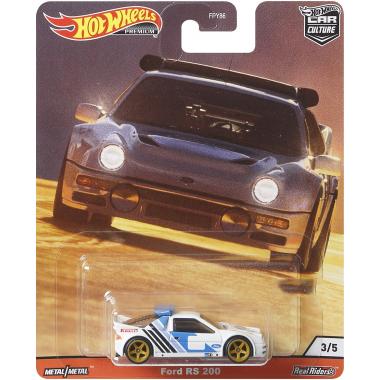 Hot Wheels Premium Car Culture Hill Climbers Ford RS 200