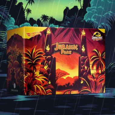 Hot Wheels Jurassic Park Jeep Wrangler & Dr. Ian Malcolm