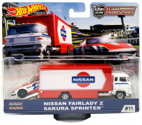 Hot Wheels Team Transport Sakura Sprinter Nissan Fairlady Z 