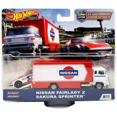 Hot Wheels Team Transport Sakura Sprinter Nissan Fairlady Z 