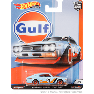 Hot Wheels Car Culture Gulf Racing Nissan Laurel 2000SGX 