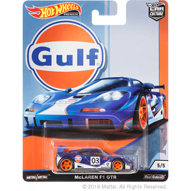 Hot Wheels Car Culture Gulf Racing McLaren F1 GTR 