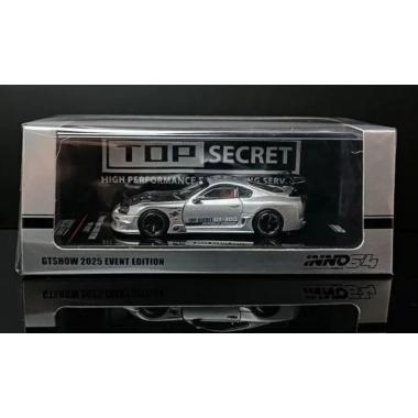 INNO64 Toyota Supra A80 GT300 Top Secret Silver GTShow 2025 Event Edition
