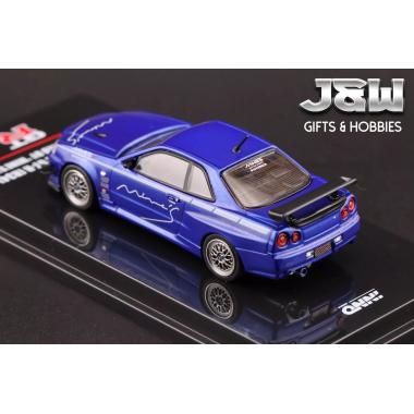 INNO64 Nissan R34 GT-R V-Spec By Mine's Blue 