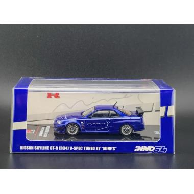 INNO64 Nissan R34 GT-R V-Spec By Mine's Blue 